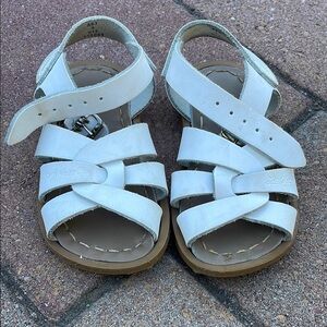 White Salt Water Sandals